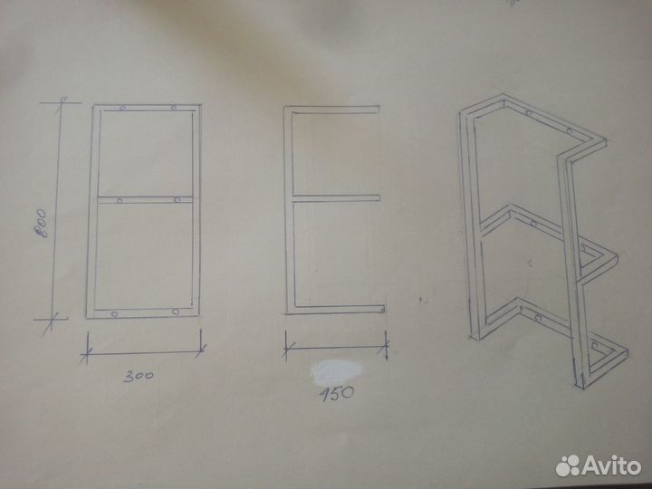 Полка лофт для полотенец