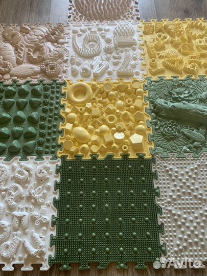 Детский коврик пазл ортопедический