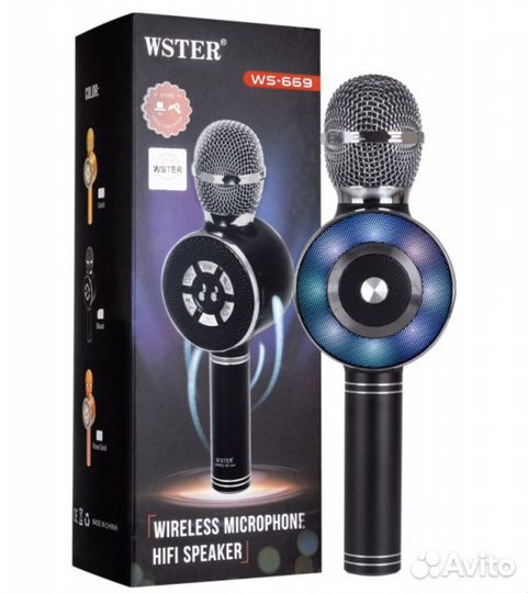 Караоке микрофон wster WS 669 оригинальный
