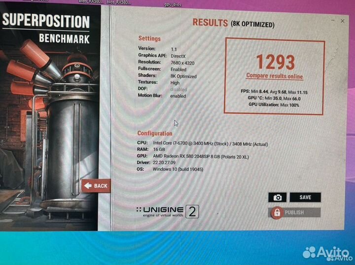 Amd radeon rx 580 8gb