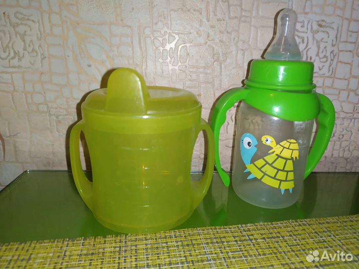 Поильник и бутылочка