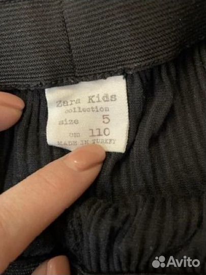 Брюки кюлоты для девочки zara 110 р-р