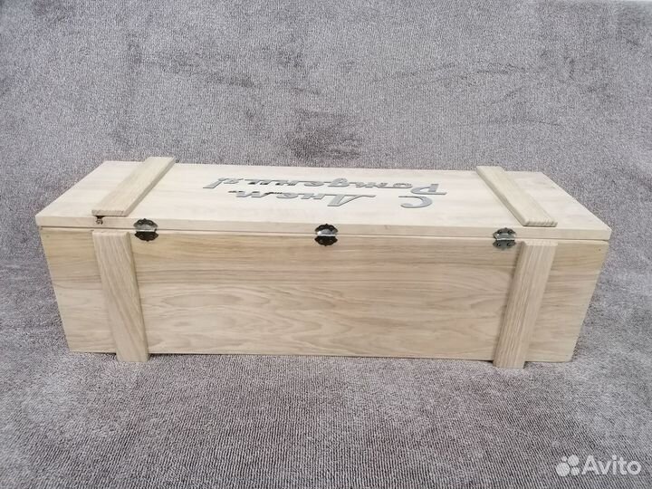 Подарочная коробка деревянная под вино Собственная
