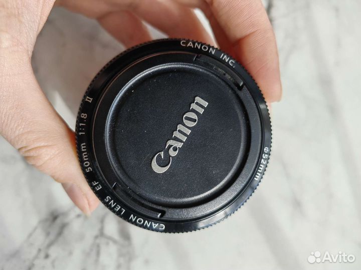 Объектив canon ef 50mm 1:1.8