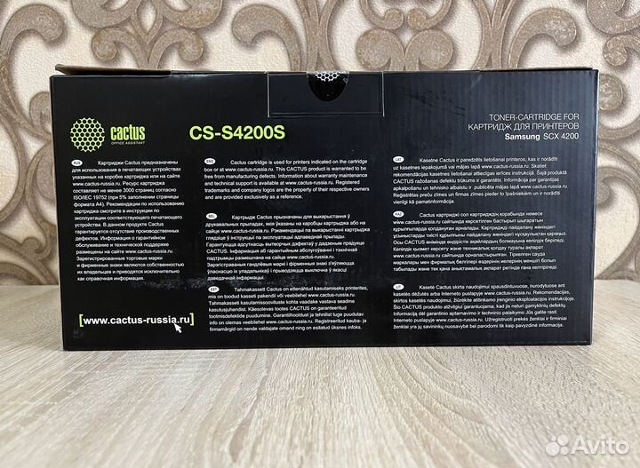 Новый катридж для принтера samsung scx