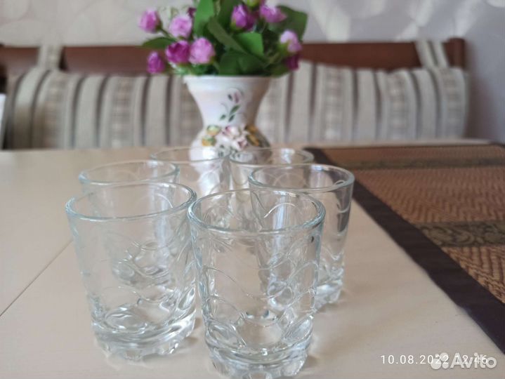 Рюмки стопки 6 штук