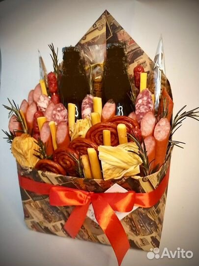 Мужские букеты съедобные