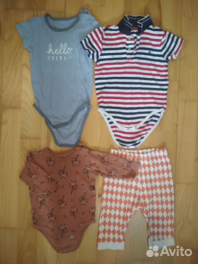 Вещи на мальчика 68-74 см, 25 штук