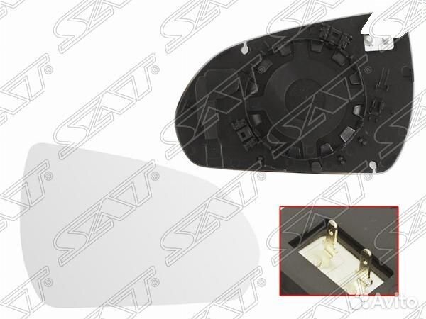 Полотно зеркала hyundai solaris/accent 17-22 RH с