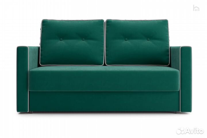 Диван прямой двухместный Нуар