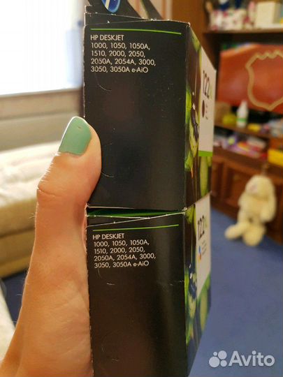 Картридж hp 122xl black, tri-colour. 312A magenta