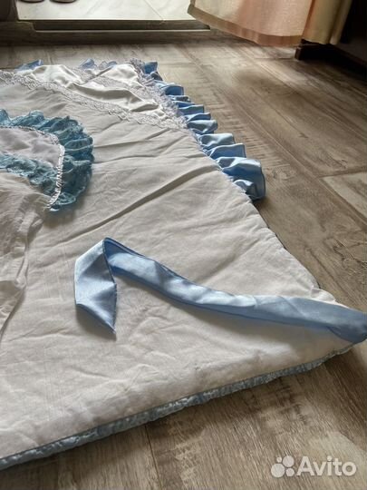 Голубой конверт на выписку демисезонный