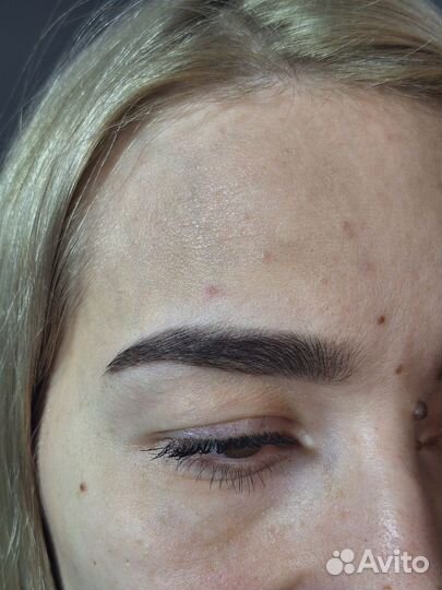 Окрашивание бровей хной и краской