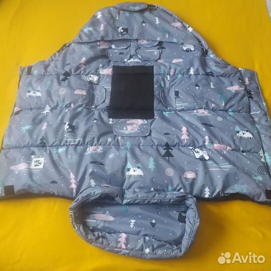 Зимний конверт в коляску мимими