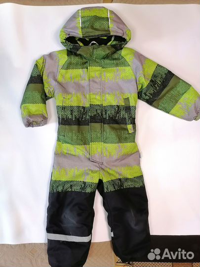 Зимний комбинезон для мальчика 98,шапка в подарок