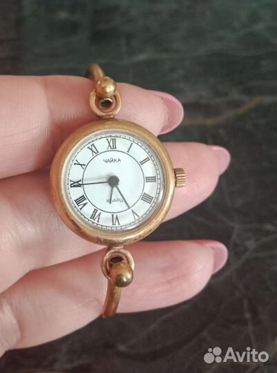 Женские винтажные часы Чайка