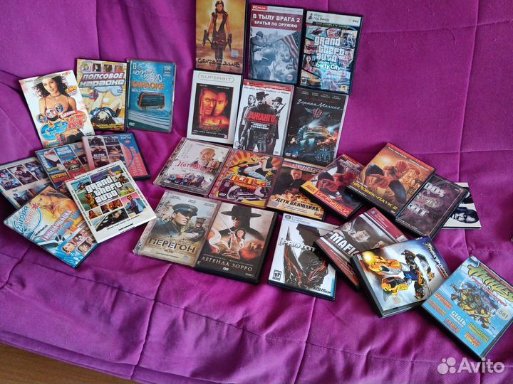 Игры, фильмы, музыка, караоке на DVD и CD