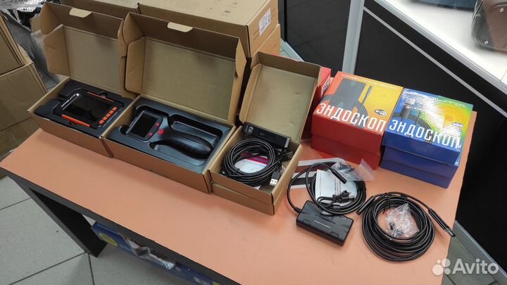 Видеоэндоскопы Wi-Fi эндоскоп с экраном. Новые