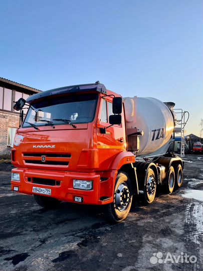 Автобетоносмеситель КамАЗ 6540, 2021