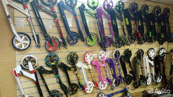 Велосипеды, самокаты, запчасти, аксессуары, ремонт