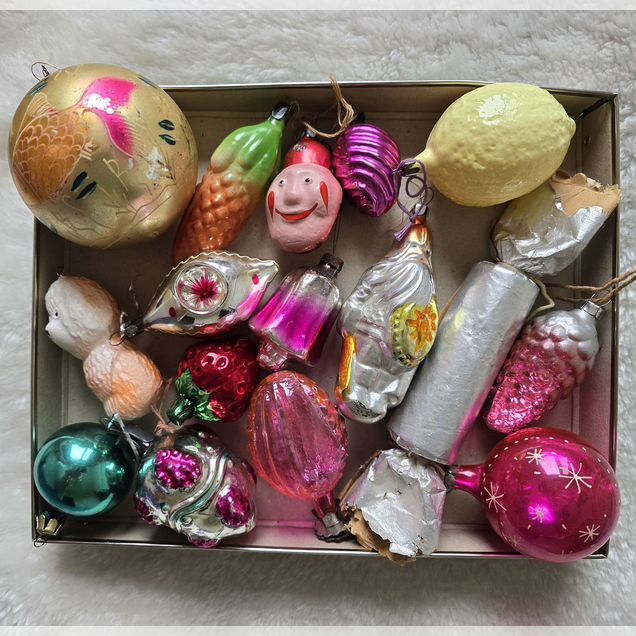 Елочные игрушки СССР