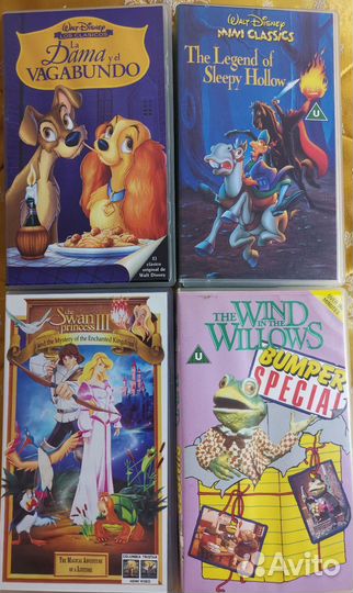 Мультфильмы Disney. VHS. На английском языке