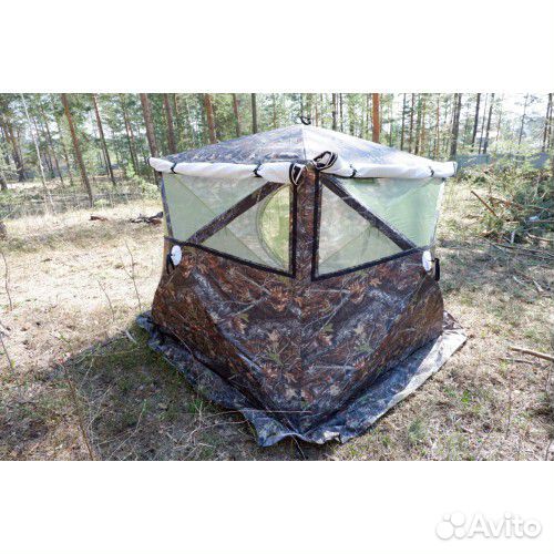 Палатка Медведь Куб- зима-лето 4местн