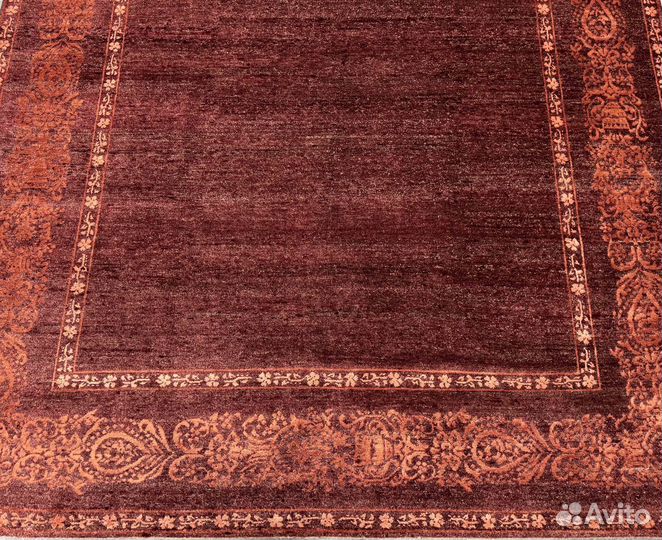 Ковер ворсовый, Индия, шерсть-шелк. 240х170 см