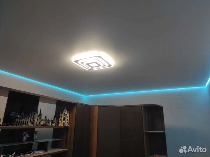 Натяжные потолки установка