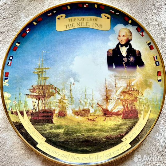 Великие британские сражения Danbury Mint фарфор