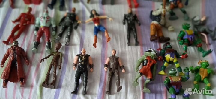 Набор фигурок марвел, черепашки нидзя