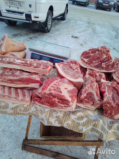 Мясо свинина и говядина домашняя