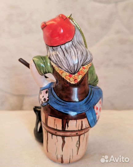 Елочная игрушка Баба яга