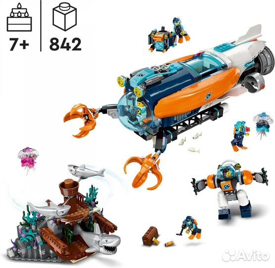 Lego 60379 Глубоководная подводная лодка