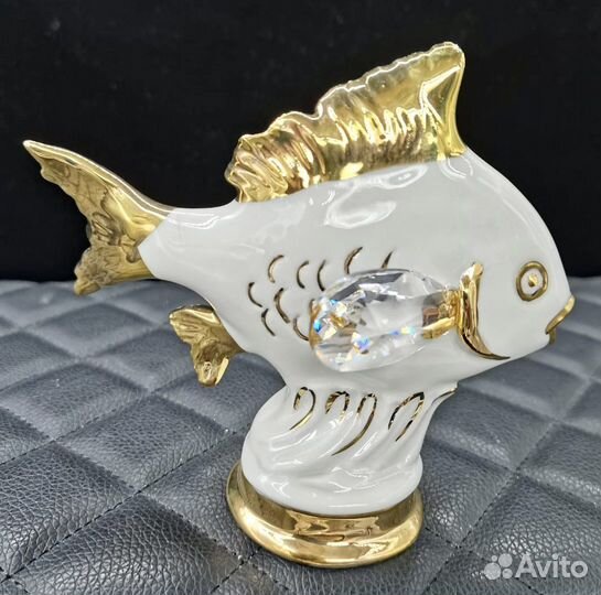 Скульптура Рыбка фарфор Италия