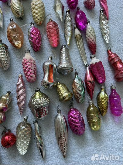 Елочные игрушки СССР глинка