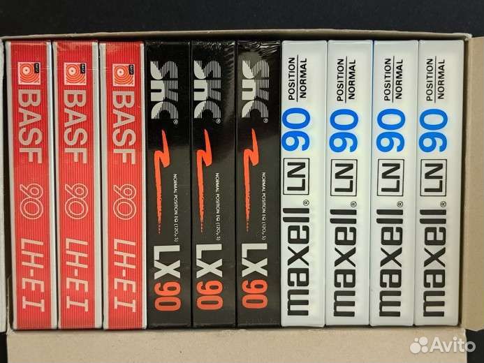 Аудиокассеты новые запечатанные