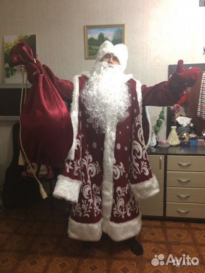 Карнавальный костюм деда мороза