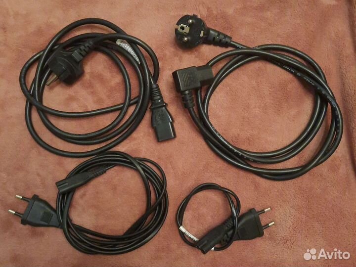 Кабель питания, разьёмы: С7/евро, С13