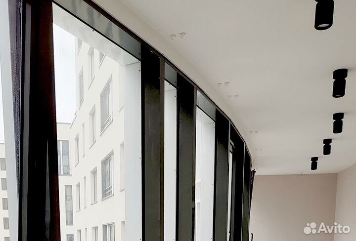 Карнизы для штор для угловых лоджий и арочных окон