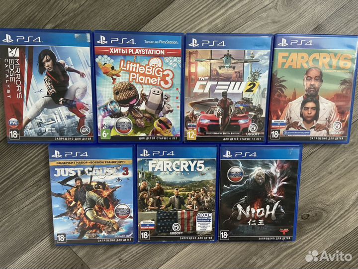 Игры на ps4 диски