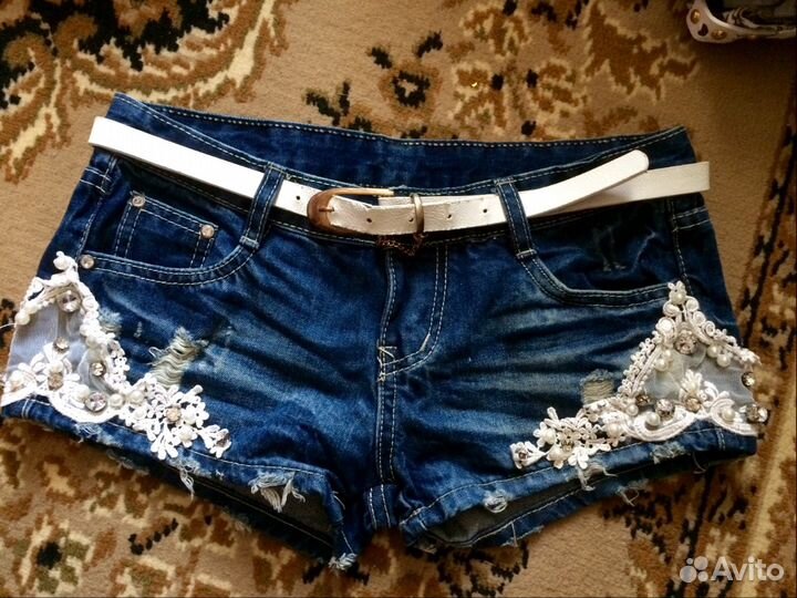 Шорты джинсовые