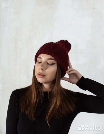 Шапка бини женская