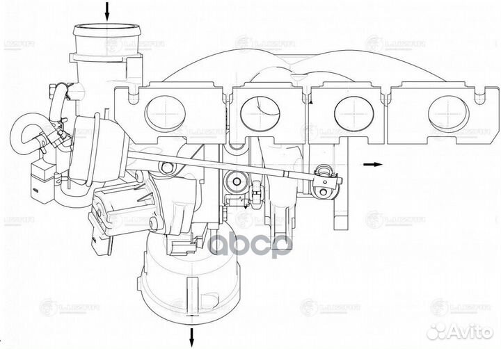 Турбокомпрессор Audi A4 (07) /A5 (09) 1.8T