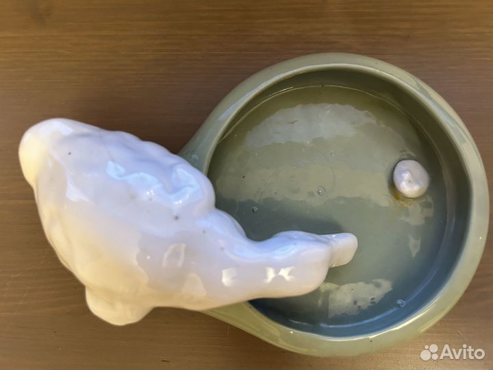 Винтажная пепельница старая Городница