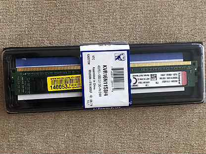 Оперативная память DDR3 4GB Kingston kvr16n11s8/4