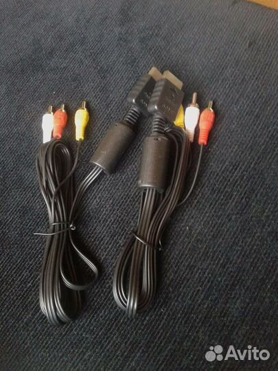 PS3, ps2 AV кабель тюльпаны для ps3 новый