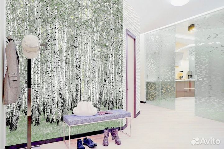 Фотопечать на стекле на стену