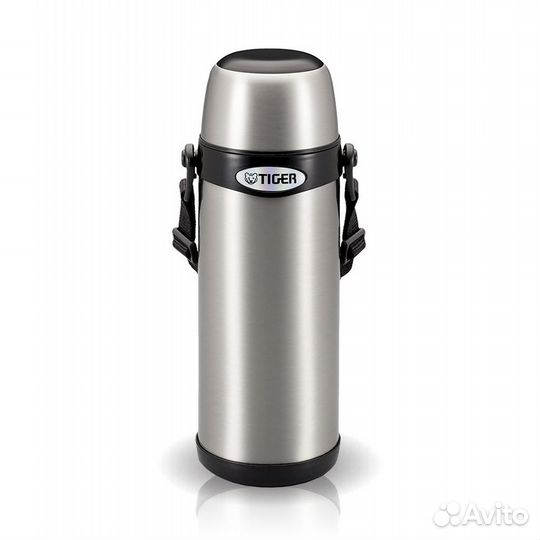Термос tiger MBI-A100 серебристый, 1.0 л