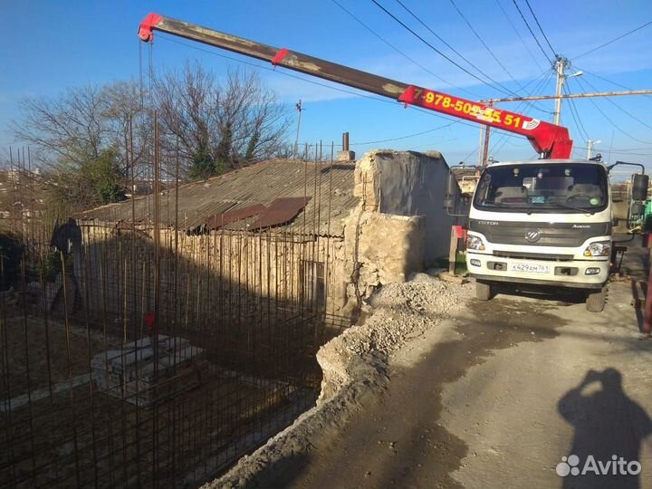 Услуги манипулятора 5 тонн с ндс и без